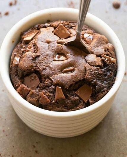 1 Minute Low Carb Brownie (No eggs!)