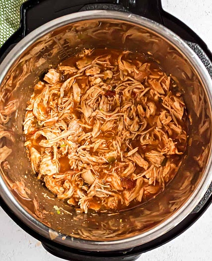 Instant Pot Shredded Chicken Taco Meat
