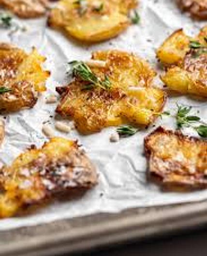 Smashed potatoes