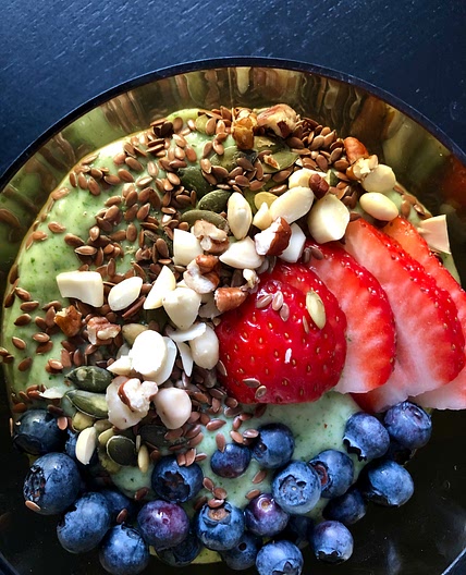 Green breakfast bowl