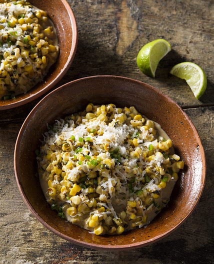 Mexican Corn w/ Chilis & Lime