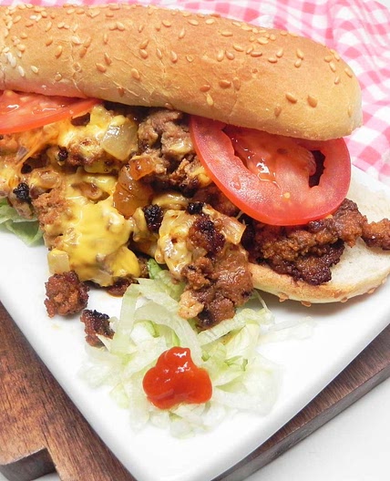 Spicy Chopped Cheese Sandwich