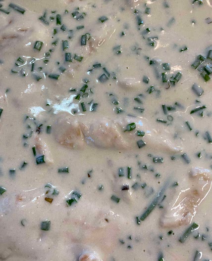 Sautéed Chicken Breasts with Creamy Chive Sauce