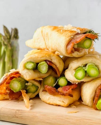Asparagus in Puff Pastry with Bacon