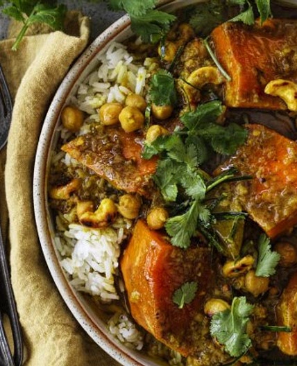 Karen Martini's pumpkin and chickpea coconut curry