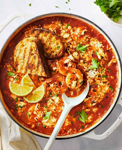 Baked Shrimp with Feta