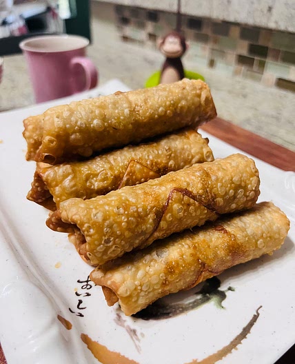 3 Ingredients Filling - Lazy Man’s Egg Rolls 懒人春卷