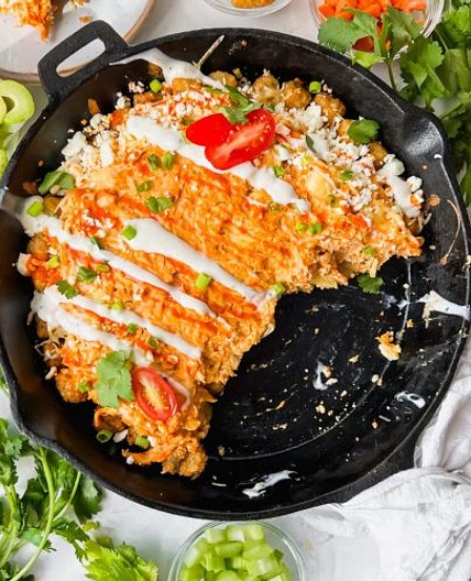 Buffalo Chicken Totchos