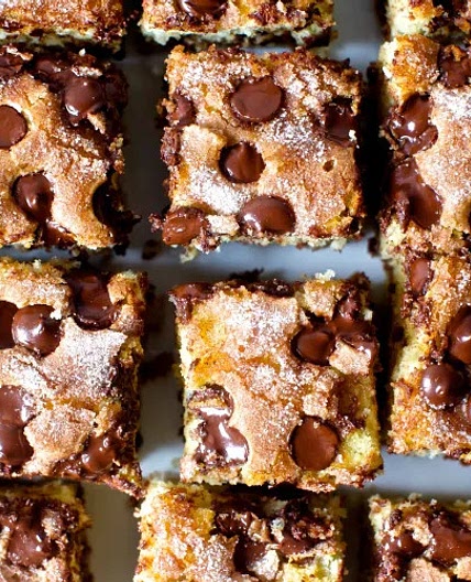 Chocolate Chip Sour Cream Coffee Cake