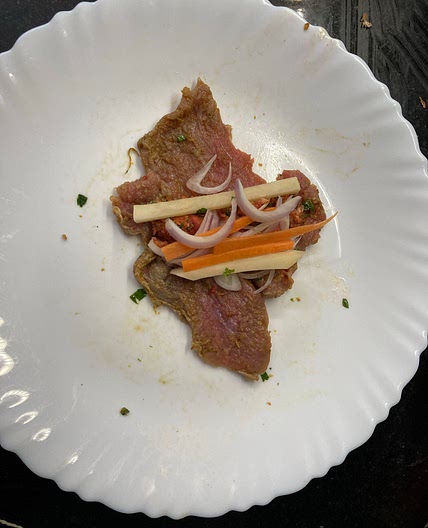 Beef roulade