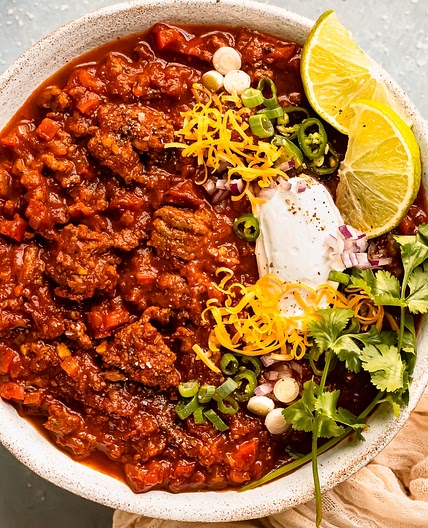 Easy Texas No Bean Chili