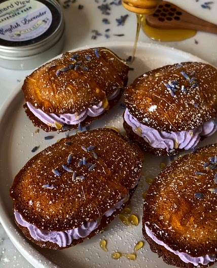Honey Lavender Madeleines