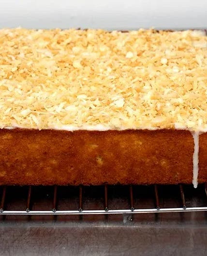 Key Lime Coconut Cake