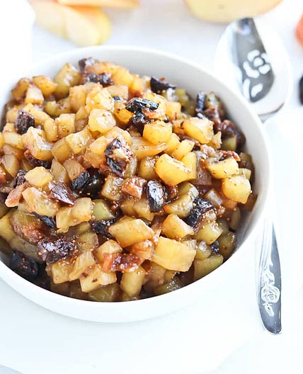 Instant Pot Healthy Apple Fig Compote