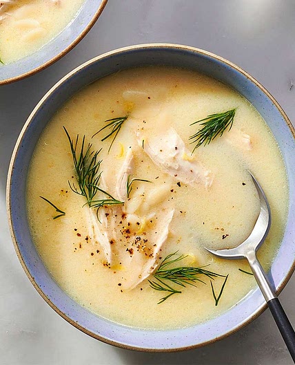 Greek-Style Lemon Chicken Soup