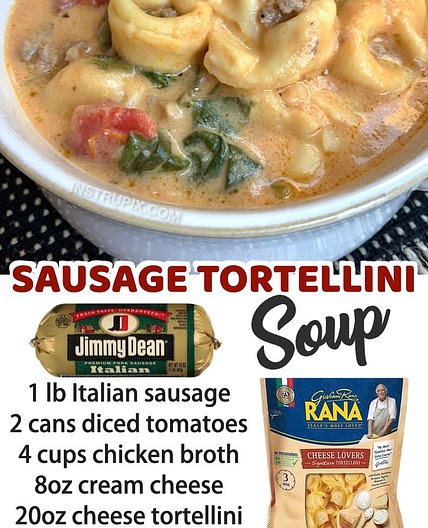 Tortellini & Sausage Soup