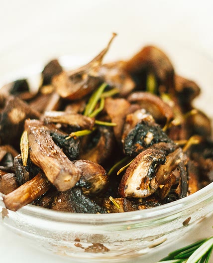 Rosemary Garlic Roasted Mushrooms