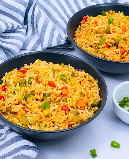 Vegetable Fried Rice (Indo-Chinses Street-style)