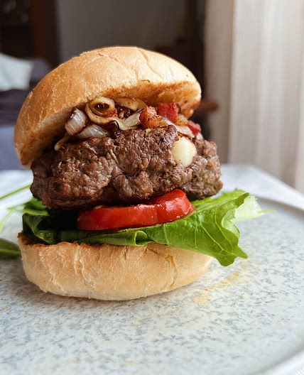 Cheese Stuffed Burger
