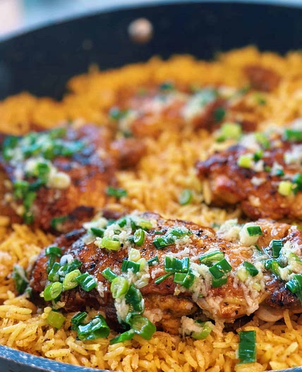 Scallion Ginger Chicken and Rice