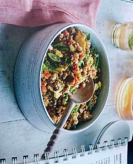 Cauliflower fried rice 