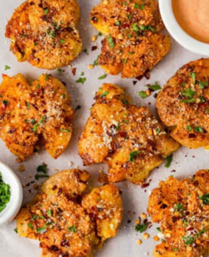 Air Fryer Smashed Potatoes
