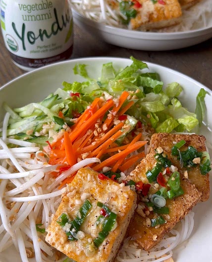 Vegan Tofu Vermicelli Bowls