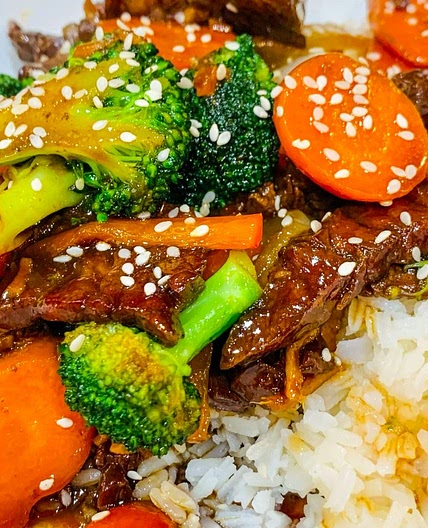 ‘Mongolian’ Beef with Vegetables