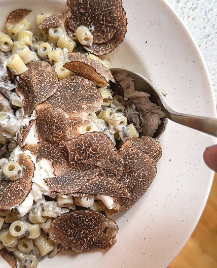 Recette Pâtes truffe burrata 🍝