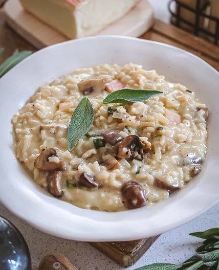 Risotto crémeux au taleggio 🍚