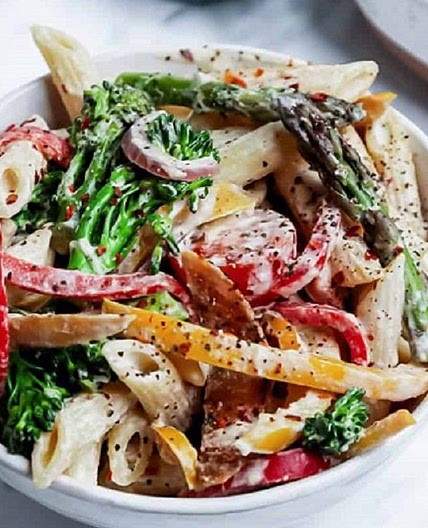Creamy Pasta Primavera - Delight Gluten-Free