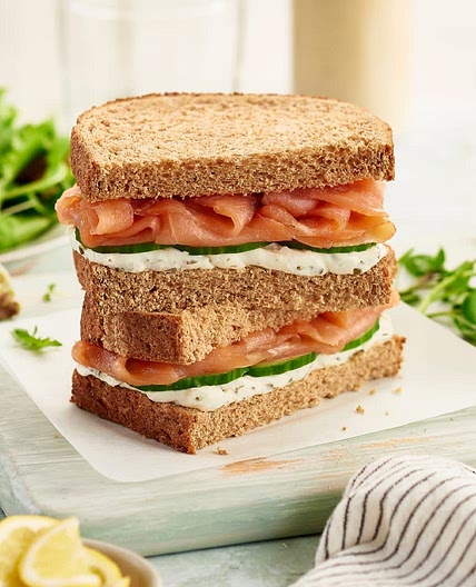 Philadelphia Smoked Salmon Sandwich