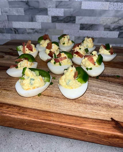 Jalapeño Popper Deviled Eggs
