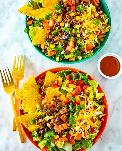 The Best Dorito Taco Salad {Quick + Easy}