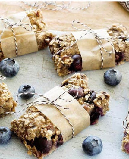 Easy Blueberry Banana Bars