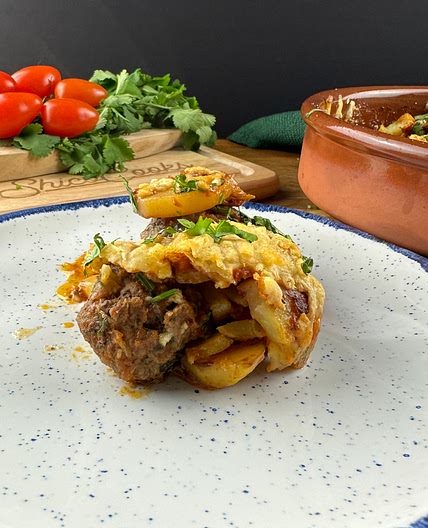 Potato Meatball Casserole