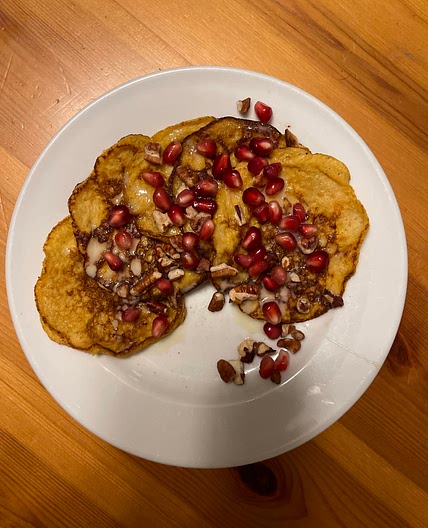 Flourless Sweet Potato Pancakes