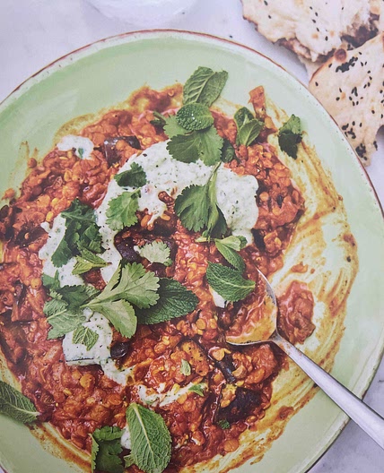 Charred Aubergine Dhansak