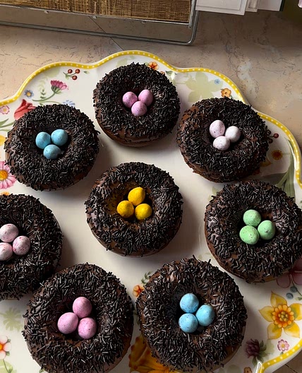 Easter chocolate donuts 🐣