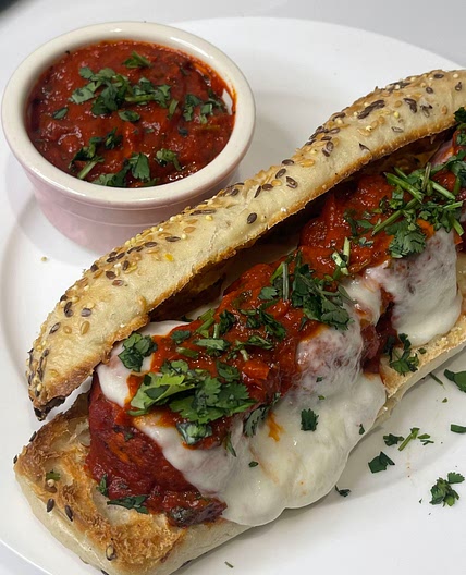 Stuffed Chicken Chasni Meatball Sub