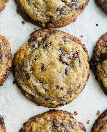 Brown Butter Banana Chip Cookies