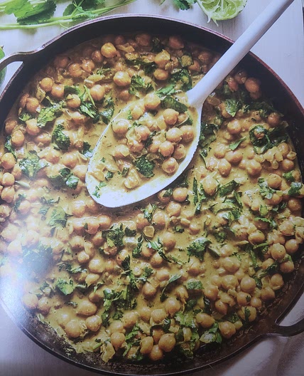 Coconut chickpea curry