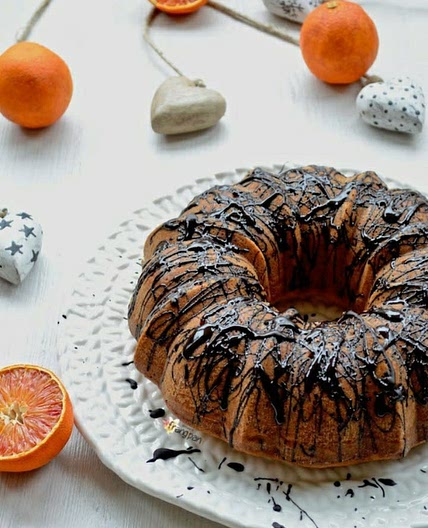 Ciambella cioccolato e arancia