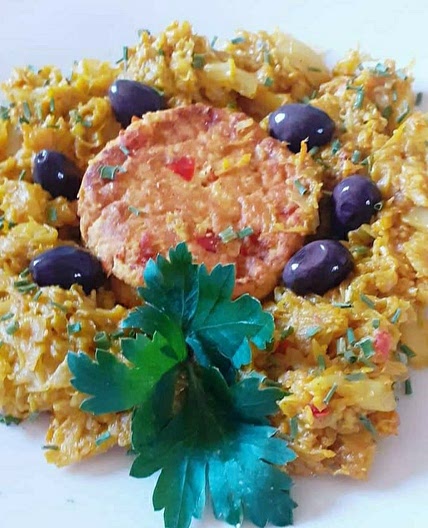 Burger di ceci e verza
