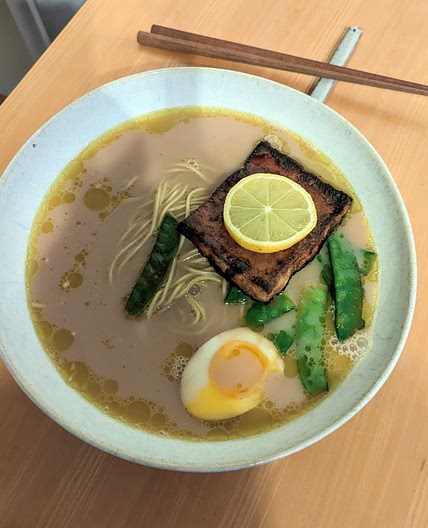 Paitan Style Vegi Ramen – Lemon Mediteranian