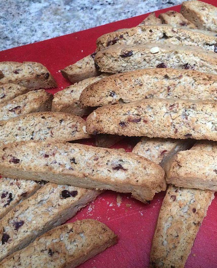 Easy Walnut Raisin Biscotti