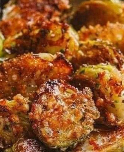 Garlic Parmesan Roasted Brussel Sprouts