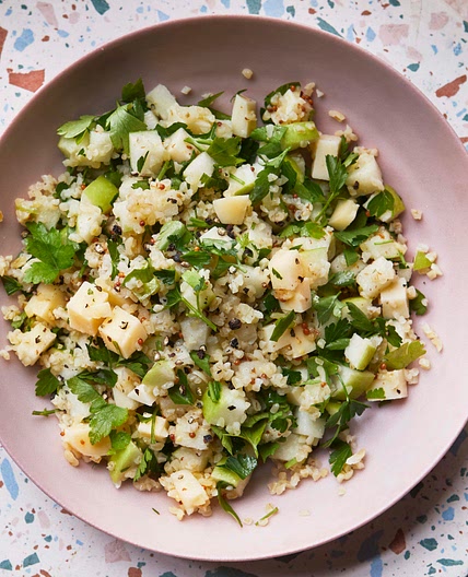 Apple and gouda tabbouleh