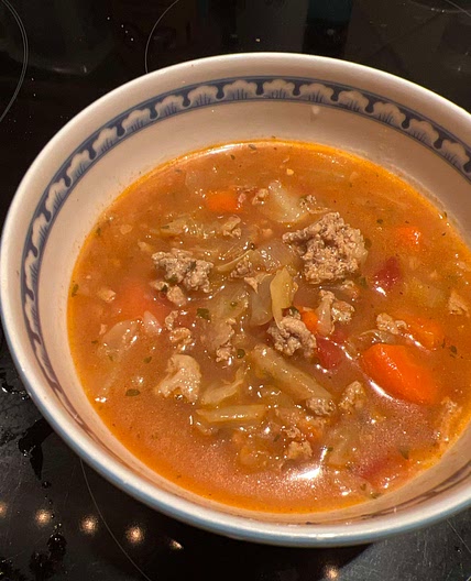Hearty Spicy Cabbage Soup
