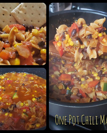 One Pot Vegetable Chili Mac